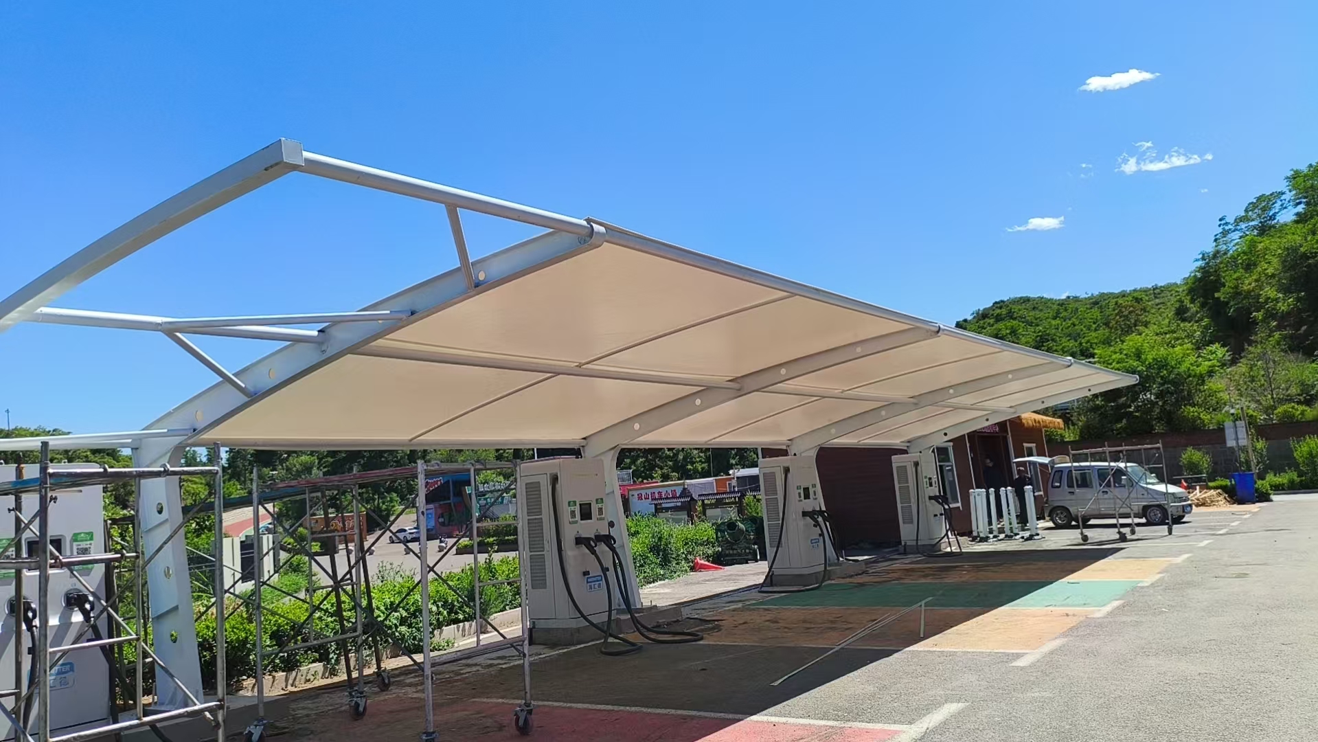 山东省青岛市青岛膜结构看台项目