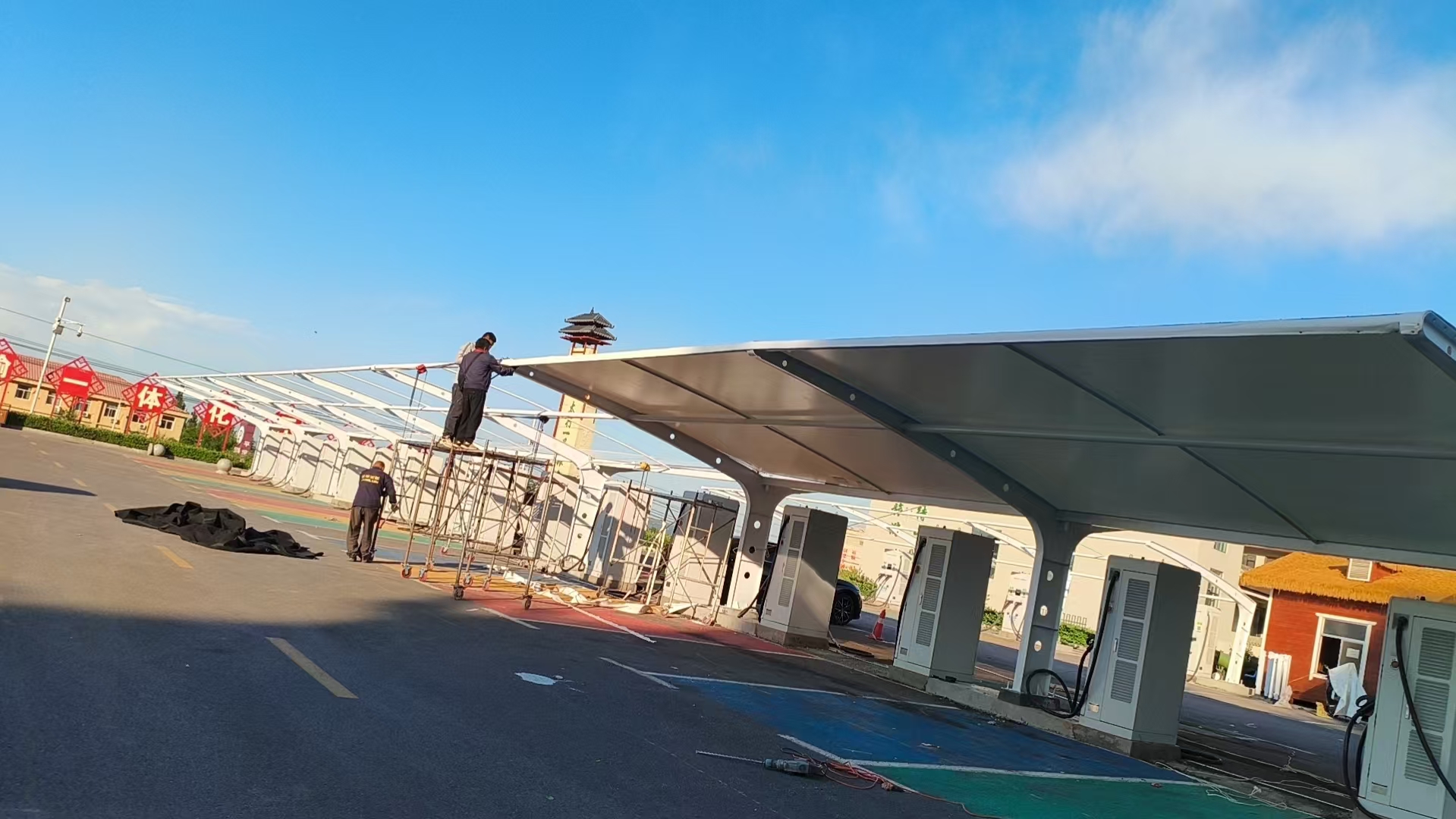 湖北省武汉市武汉膜结构停车棚项目