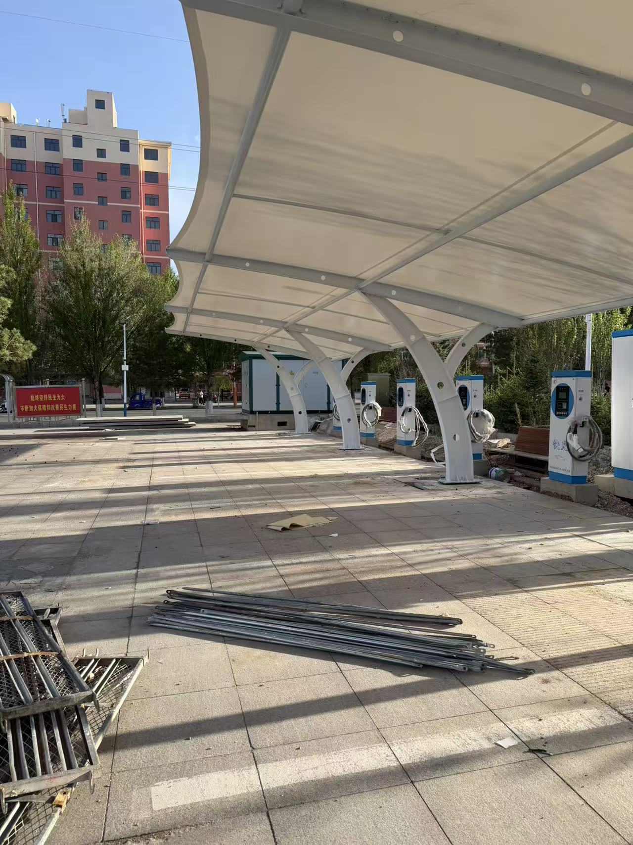 黑龙江省哈尔滨市哈尔滨膜结构停车棚项目