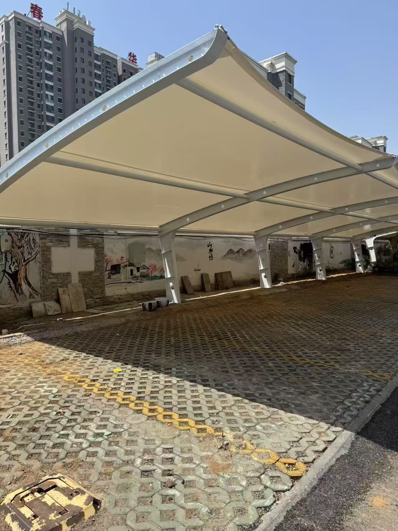 遮阳充电桩棚